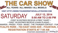 Thunder in The Valley Car Show This Weekend