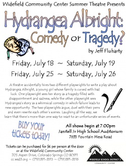 Buy Hydrangea Albright Comedy or Tragedy Show Tickets 