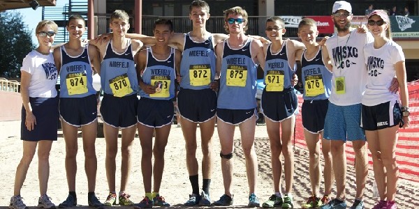 WHS Boys Cross Country Team and Coaches