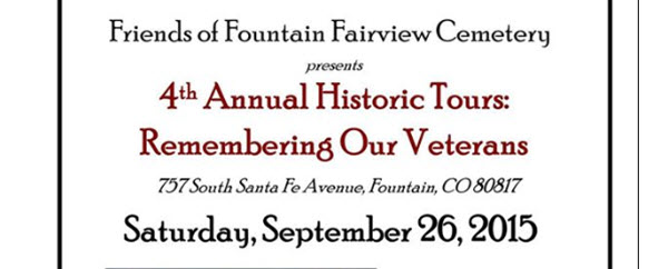 Fountain Fairview Cemetery Historic Tour