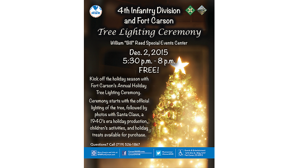 Tree Lighting Ceremony at Fort Carson