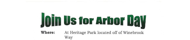 Arbor Day Event in Fountain, Colorado