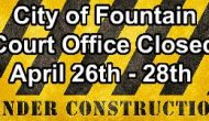 City of Fountain Court Office Closed