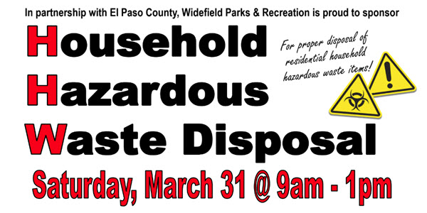Household Hazardous Waste Disposal in Widefield