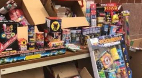 Confiscated Illegal Fireworks in Colorado Springs