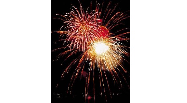Fort Carson Fireworks on July 2, 2021