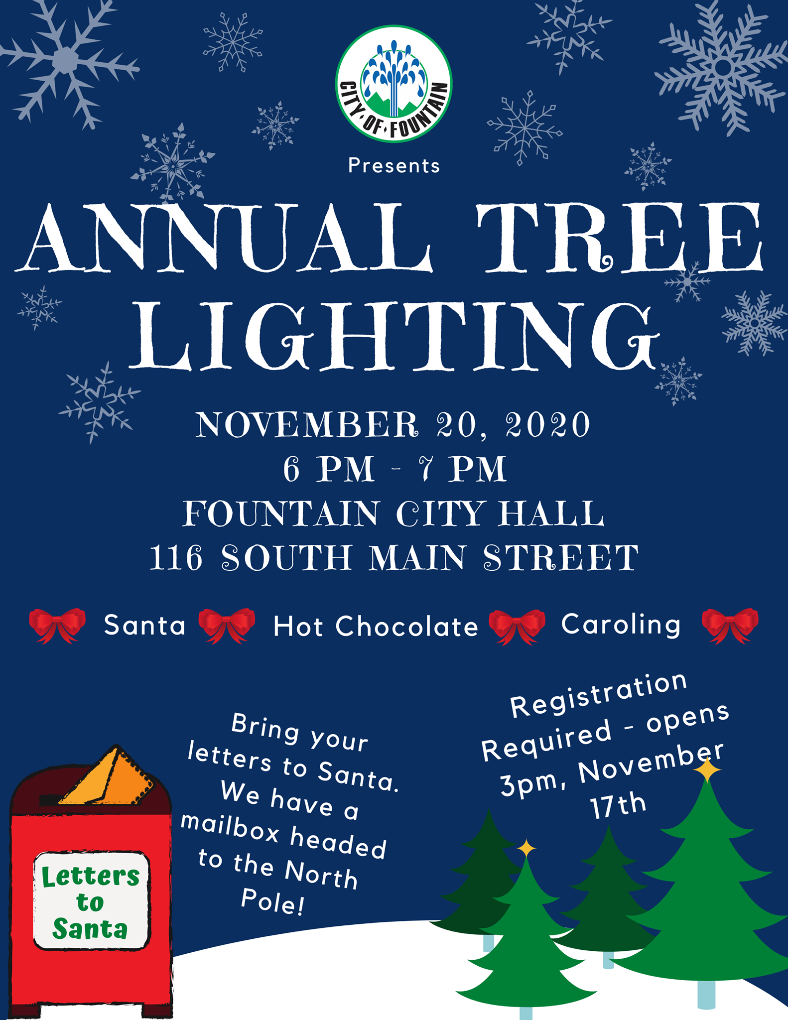 Annual Fountain Tree Lighting