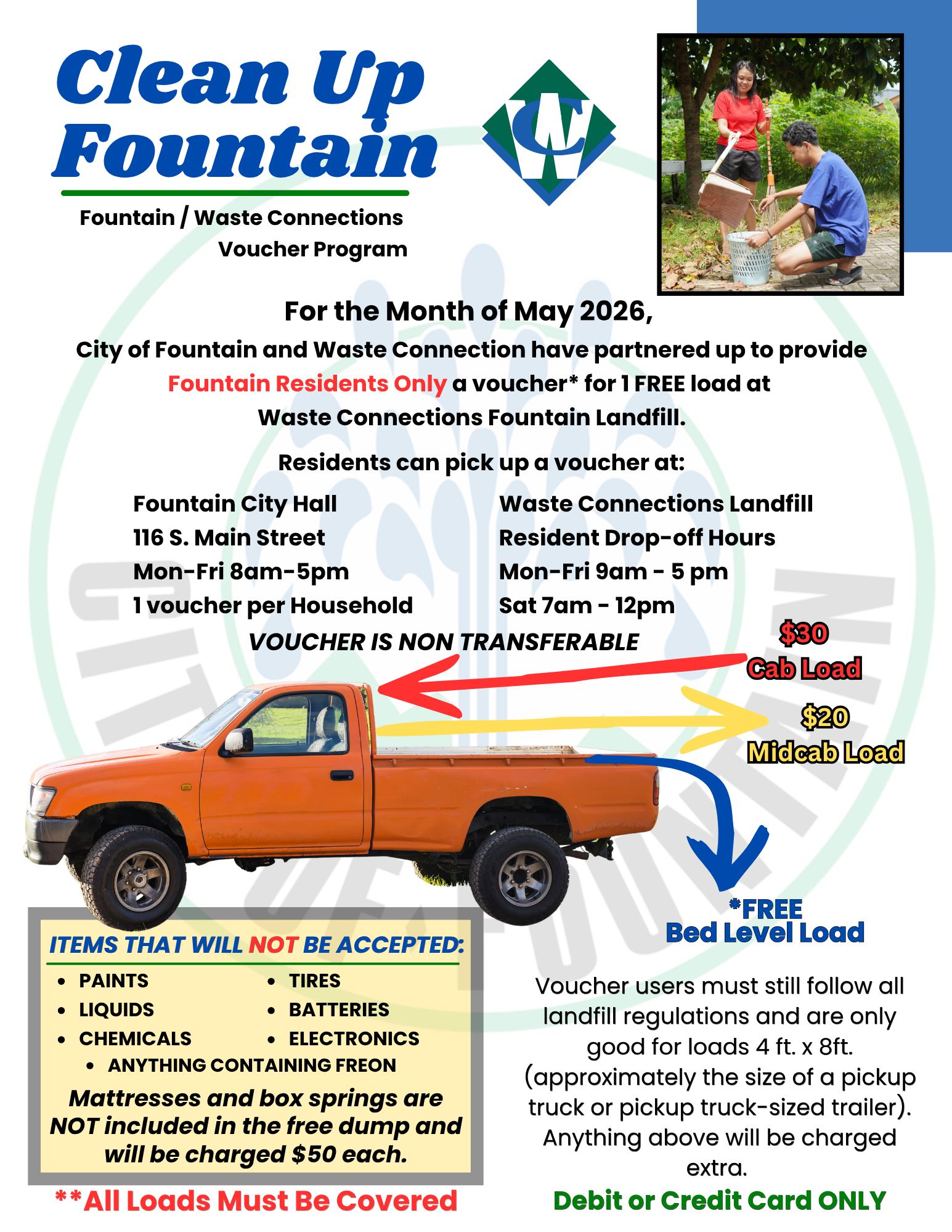 Clean Up Fountain is Back