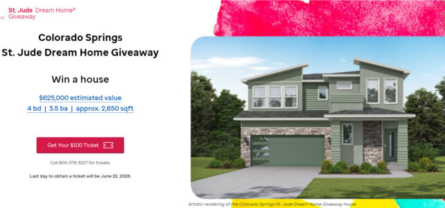 St. Jude Dream Home Giveaway in Colorado Springs