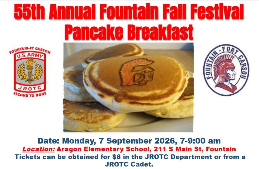 55th Annual Fountain Fall Festival Pancake Breakfast